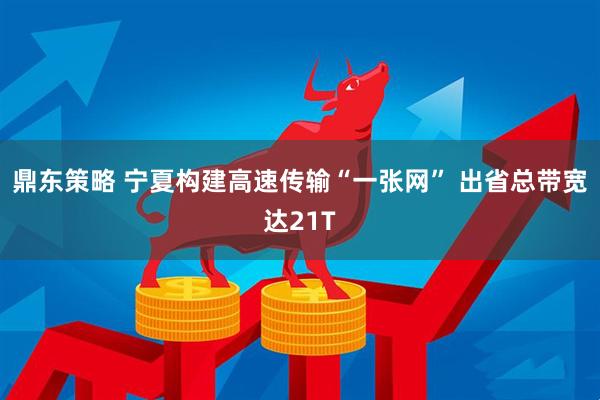 鼎东策略 宁夏构建高速传输“一张网” 出省总带宽达21T