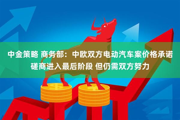 中金策略 商务部：中欧双方电动汽车案价格承诺磋商进入最后阶段 但仍需双方努力