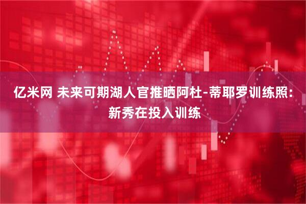 亿米网 未来可期湖人官推晒阿杜-蒂耶罗训练照: 新秀在投入训练